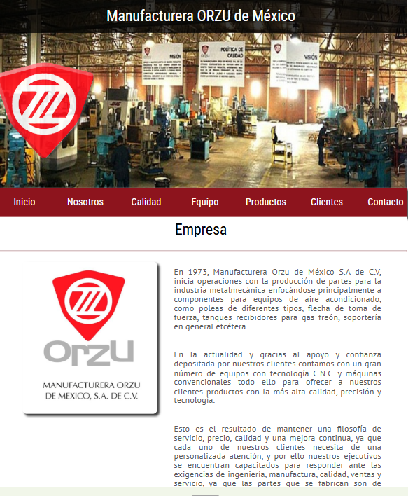 sitio web